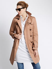 Light brown ladies trench coat from M&S