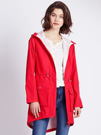 Red ladies mac from M&S
